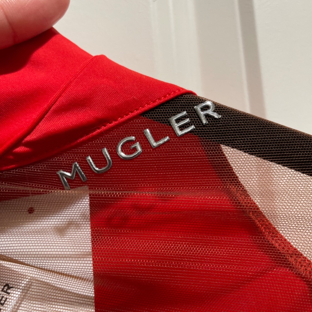 Mugler Illusion Neckline Bodysuit - Picture 2 of 6